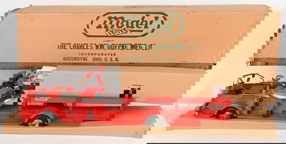 DOEPKE MODEL TOYS AERIAL LADDER TRUCK w/ BOX