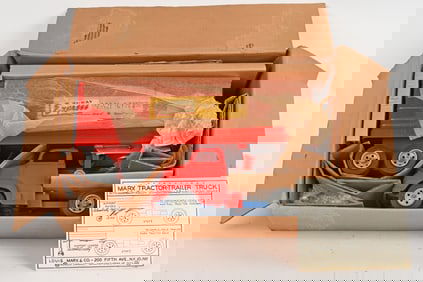 MARX HAULER & VAN TRAILER w/ BOX