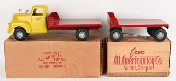 ALL AMERICAN UTILITY TRUCK & TRAILER w/ BOX
