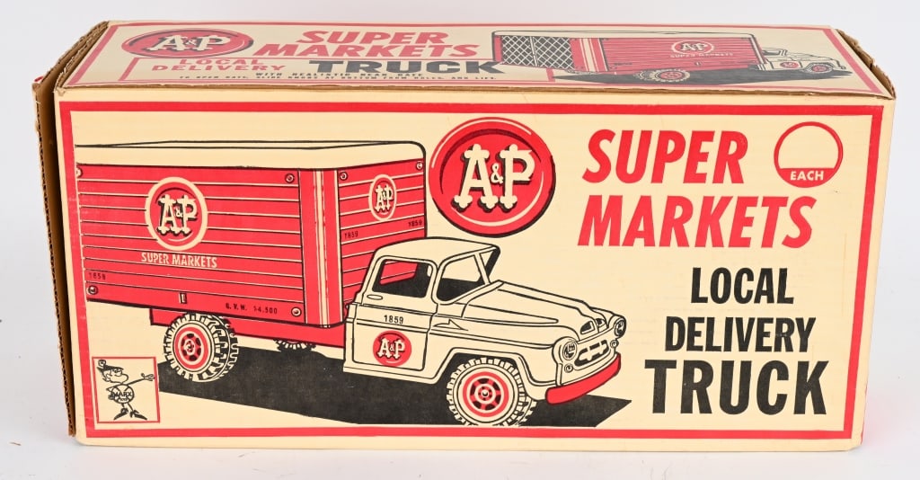 MARX A&P SUPER MARKET LOCAL DELIVERY TRUCK MIB (1 of 6)