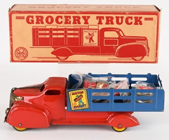 MARX GROCERY TRUCK w/ BOX