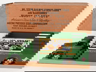 BUDDY L RAILWAY EXPRESS TRUCK w/ BOX
