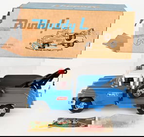 BUDDY L FLAT TIRE WRECKER & FLASHER LITE w/ BOX