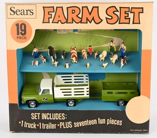 NYLINT SEARS 19 PIECE FARM SET MIB