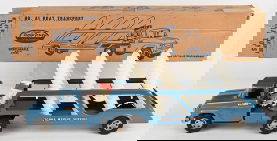 1960 TONKA BOAT TRANSPORT w/ BOX