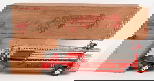 1959 TONKA HYDRAULIC AERIAL LADDER w/ BOX