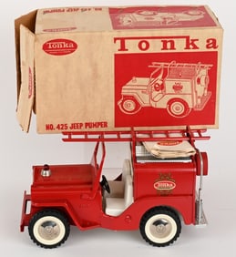 1963 TONKA JEEP PUMPER w/ BOX