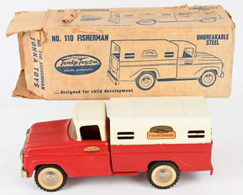 1961 TONKA FISHERMAN TRUCK w/ BOX