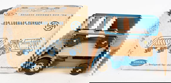 1962 TONKA LUGGAGE SERVICE w/ BOX