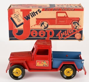 MARX WILLYS JEEP TRUCK w/ BOX