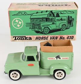 1965 TONKA HORSE VAN w/ BOX