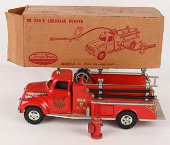 1956 TONKA SUBURBAN PUMPER w/ BOX