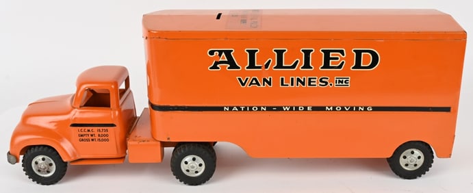 1955 TONKA ALLIED "FUND RAISER" SEMI TRUCK