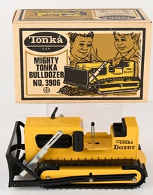 1970 TONKA MIGHTY BULLDOZER w/ BOX