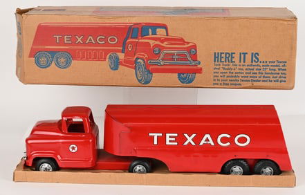 BUDDY L TEXACO TANK TRUCK w/ BOX