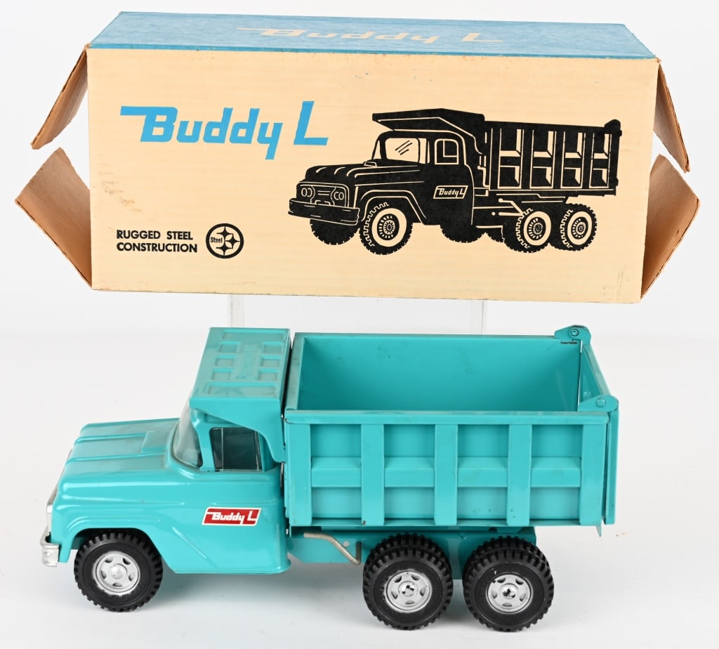 BUDDY L HYDRAULIC CONSTRUCTION DUMPER w/ BOX (1 of 8)