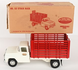 1958 TONKA STOCK RACK TRUCK w/ BOX