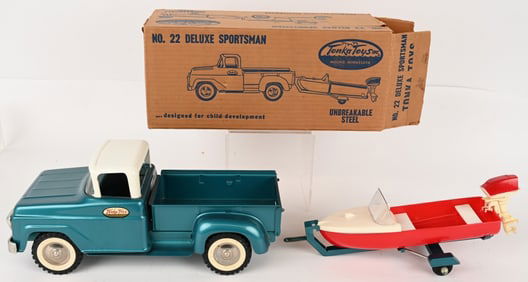 1959 TONKA DELUXE SPORTSMAN w/ BOX