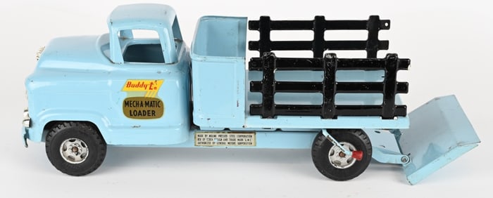 BUDDY L GMC MECH-A-MATIC LOADER TRUCK