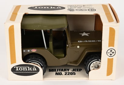 TONKA MILITARY JEEP MIB