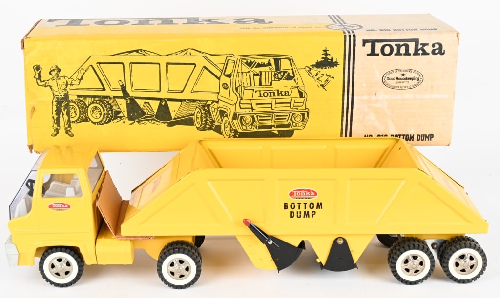 TONKA BOTTOM DUMP w/ BOX (1 of 7)
