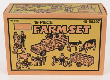 NYLINT 19 PIECE FARM SET MIB