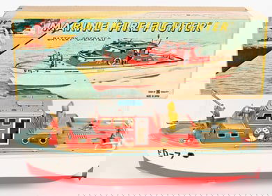 BANDAI BATTERY OP MARINE FIRE FIGHTER w/ BOX