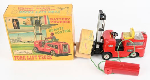 JAPAN BATTERY OP FORK LIFT TRUCK w/ BOX