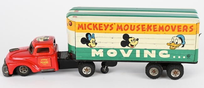 LINEMAR FRICTION MICKEY MOUSE MOVERS SEMI TRUCK