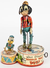 MARX TIN WINDUP DONALD DUCK DUET