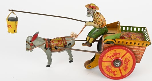 STRAUSS TIN WINDUP JENNY THE BALKY MULE