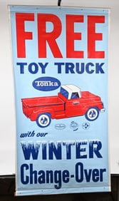 FREE TONKA TRUCK ADVERTISING BANNER