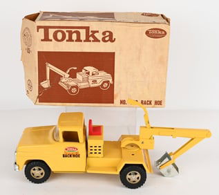 1963 TONKA BACK HOE w/ BOX