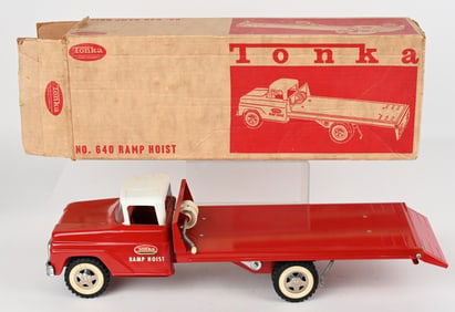 1963 TONKA RAMP HOIST TRUCK w/ BOX