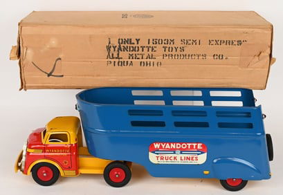 WYANDOTTE CONSTRUCTION TRUCK LINES TRUCK w/ BOX