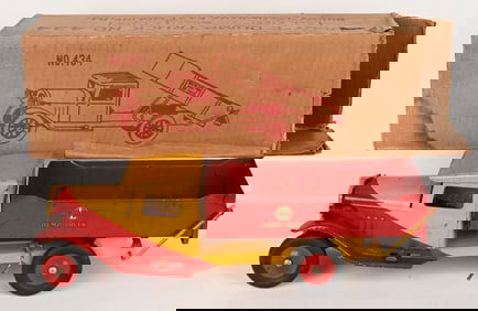 BUDDY L DUMP TRUCK WITH ELECTRIC LIGHTS w/ BOX