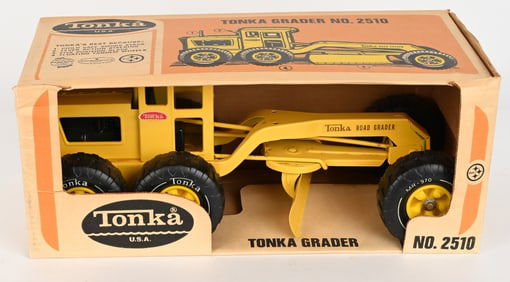 TONKA ROAD GRADER w/ BOX