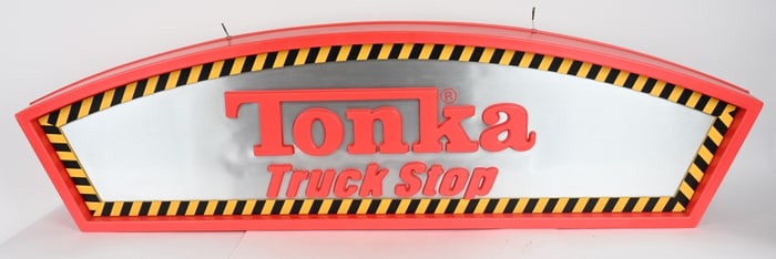 TONKA TRUCK STOP TOY STORE SIGN