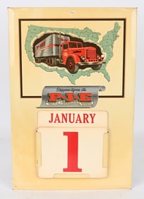 PIE SEMI TRUCK ADVERTISING CALENDAR