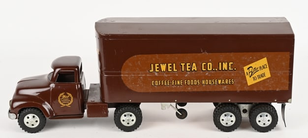 TONKA PRESSED STEEL JEWEL TEA TRUCK
