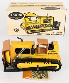 TONKA MIGHTY BULLDOZER w/ BOX