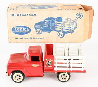 1962 TONKA FARM STAKE TRUCK w/ BOX