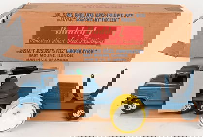 BUDDY L GMC ANIT-AIRCRAFT UNIT & SEARCHLIGHT w/BOX