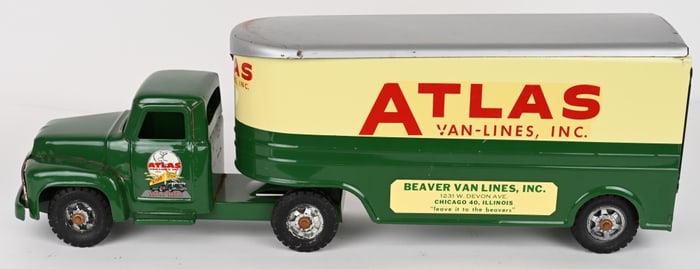 BUDDY L ATLAS VAN LINES SEMI TRUCK