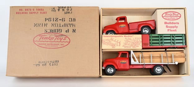 1955 TONKA BUILDERS SUPPLY FLEET MIB