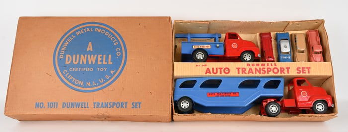 DUNWELL #1011 AUTO TRANSPORT SET w/ BOX