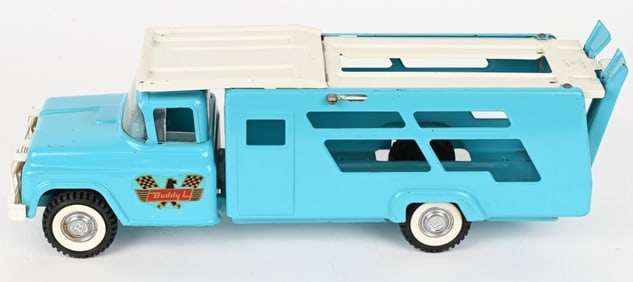 BUDDY L RACE CAR HAULER