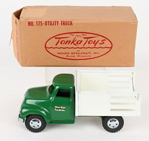 1954 TONKA STAR KIST STAKE BED TRUCK w/ BOX