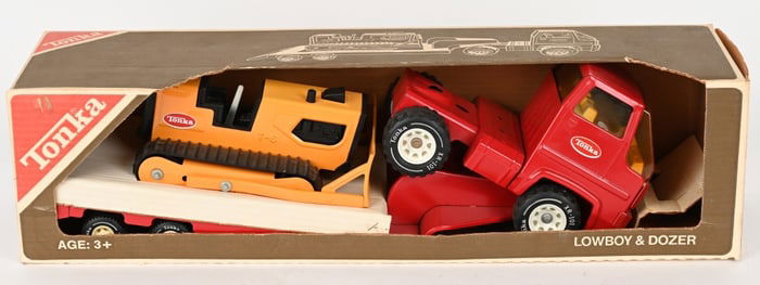 TONKA LOWBOY & DOZER MIB