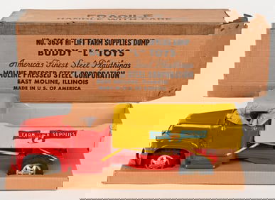 BUDDY L HI-LIFT FRAM SUPPLIES TRUCK w/ BOX